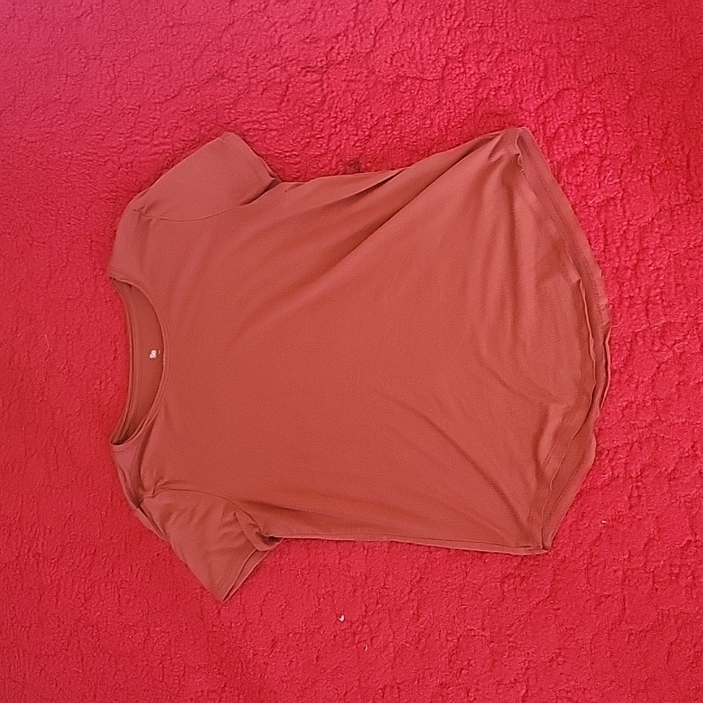 Brand: SO. Size: M. Color: Burnt orange.